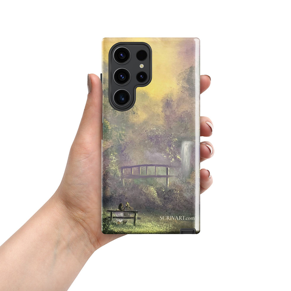 Thumbnail: Tough case for Samsung® - Lovers Retreat painting display