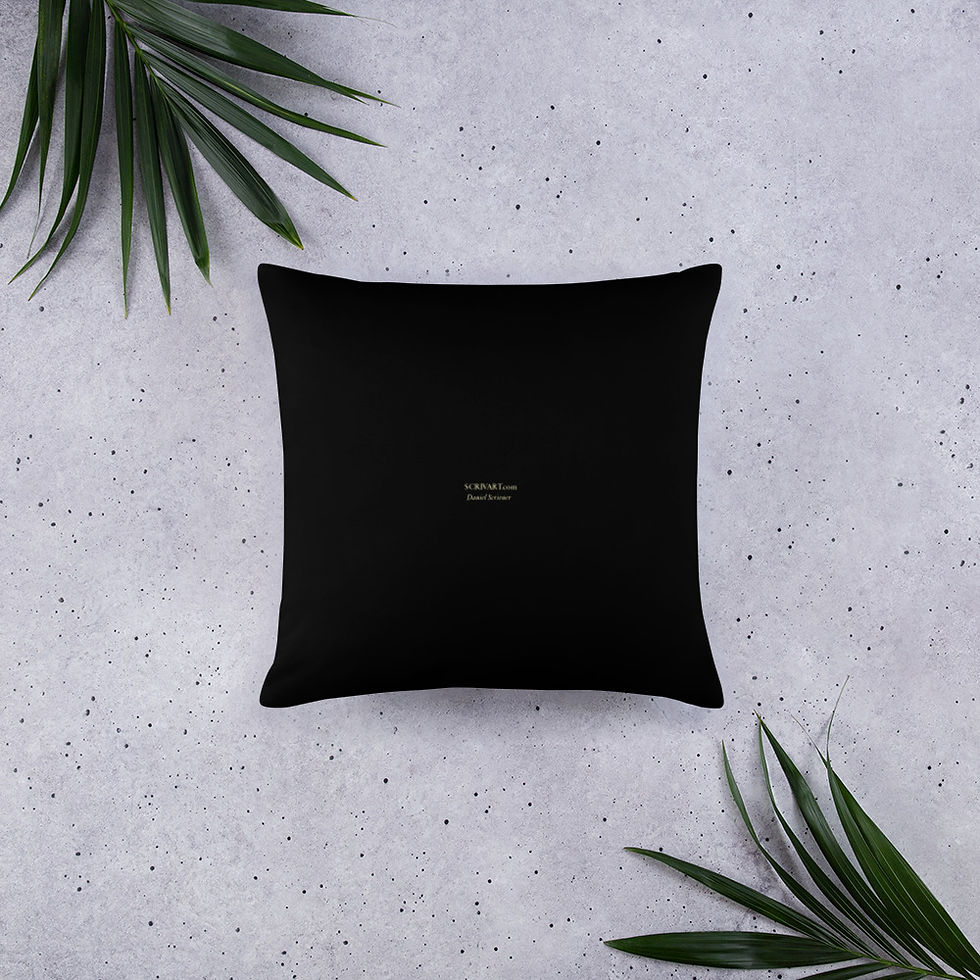 Thumbnail: Display Pillow - NW lighthouse seascape Painting Display