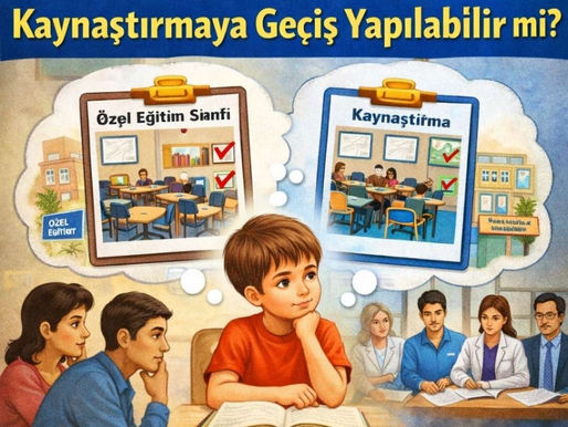 Çocuğum kaynaştırmaya geçebilir mi? Özel eğitim sınıfı mı kaynaştırma mı daha uygun? RAM değerlendirmesinde hangi kriterler dikkate alınır, kaynaştırma kararını kim verir ve RAM kararı değiştirilebilir mi? Bu yazıda RAM raporu ve okul yönlendirme kararlarının nasıl alındığını, hangi durumlarda değiştirilebileceğini ve öğrencinin kaynaştırmaya geçmesi için gerekli akademik ve sosyal becerileri ele alıyoruz.