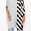 Thumbnail: Stripe and Solid Contrast Oversized Top - Grey/Black