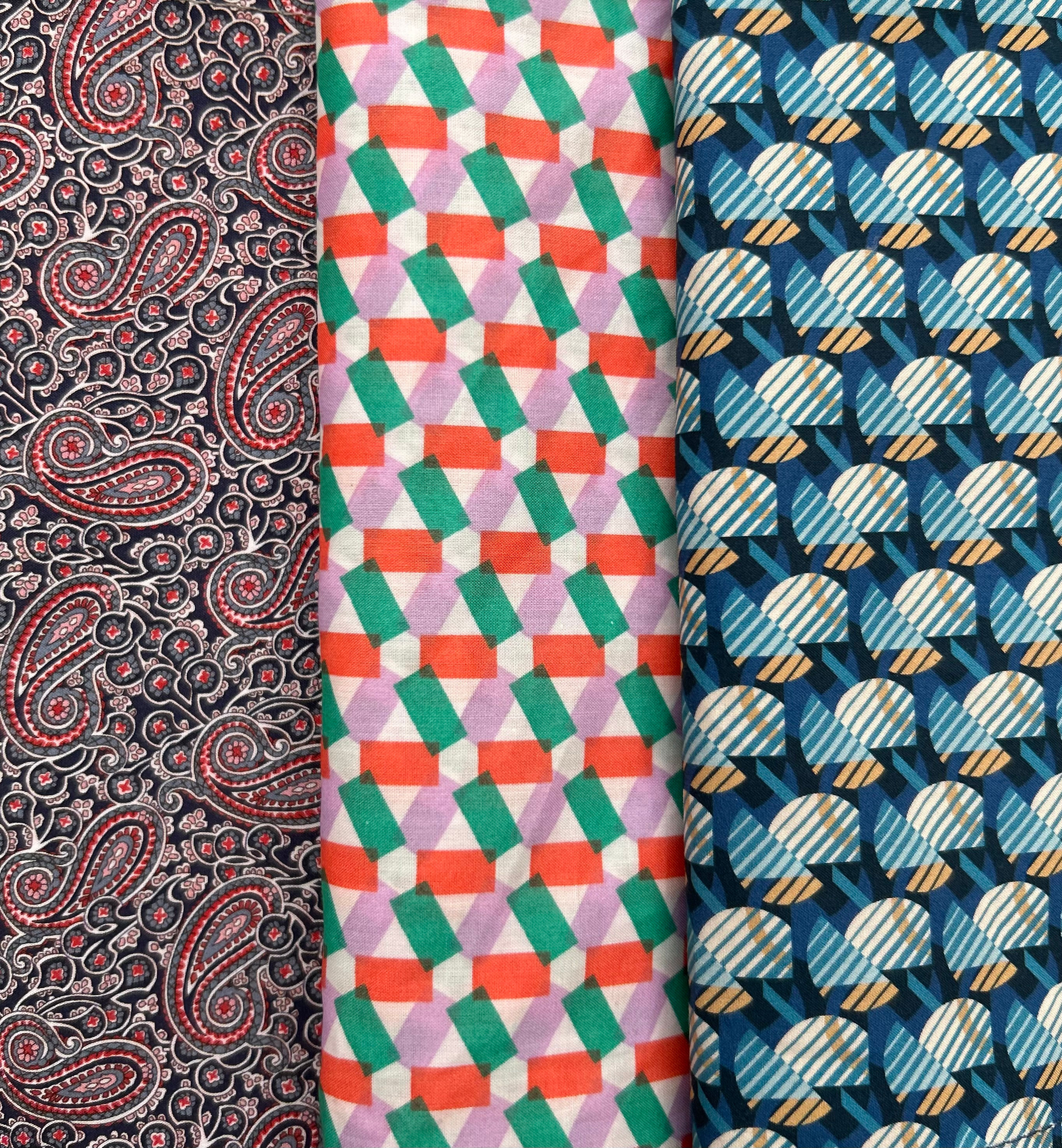 Pack of 3 Pocket Squares Tana Lawn™ Cotton