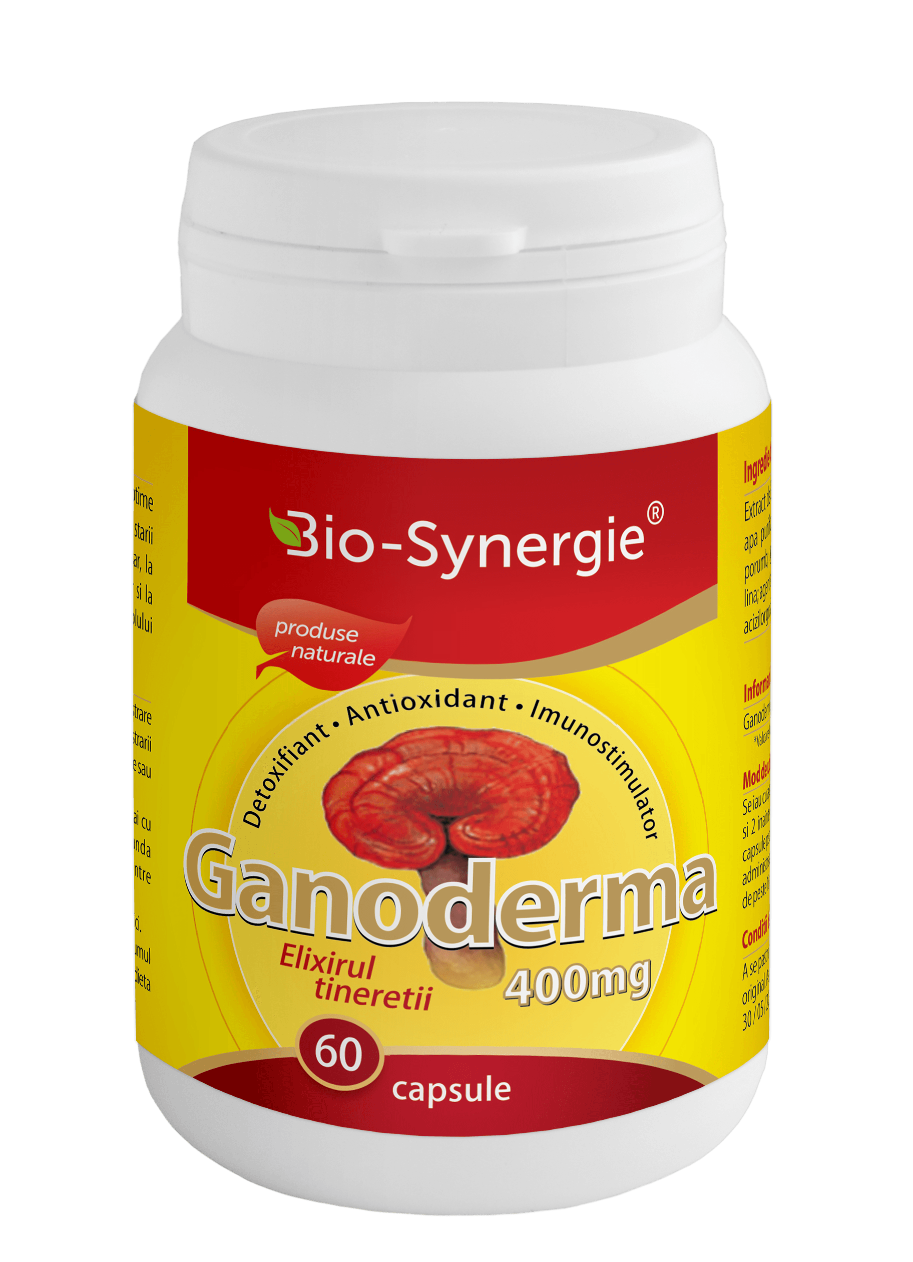 Ganoderma, 400mg, 60 capsule