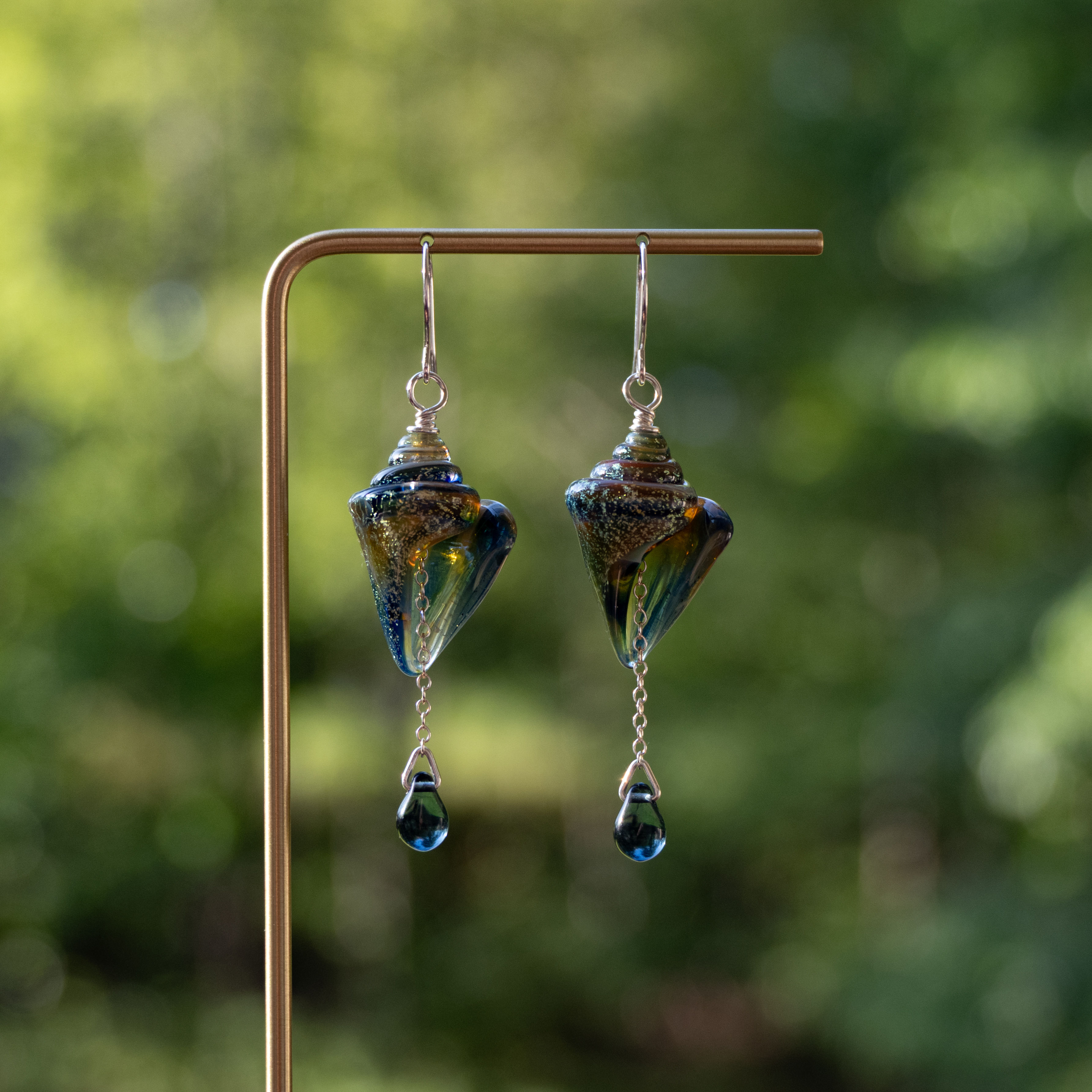 Nobilis Shell & Drop Earrings, Sterling Silver