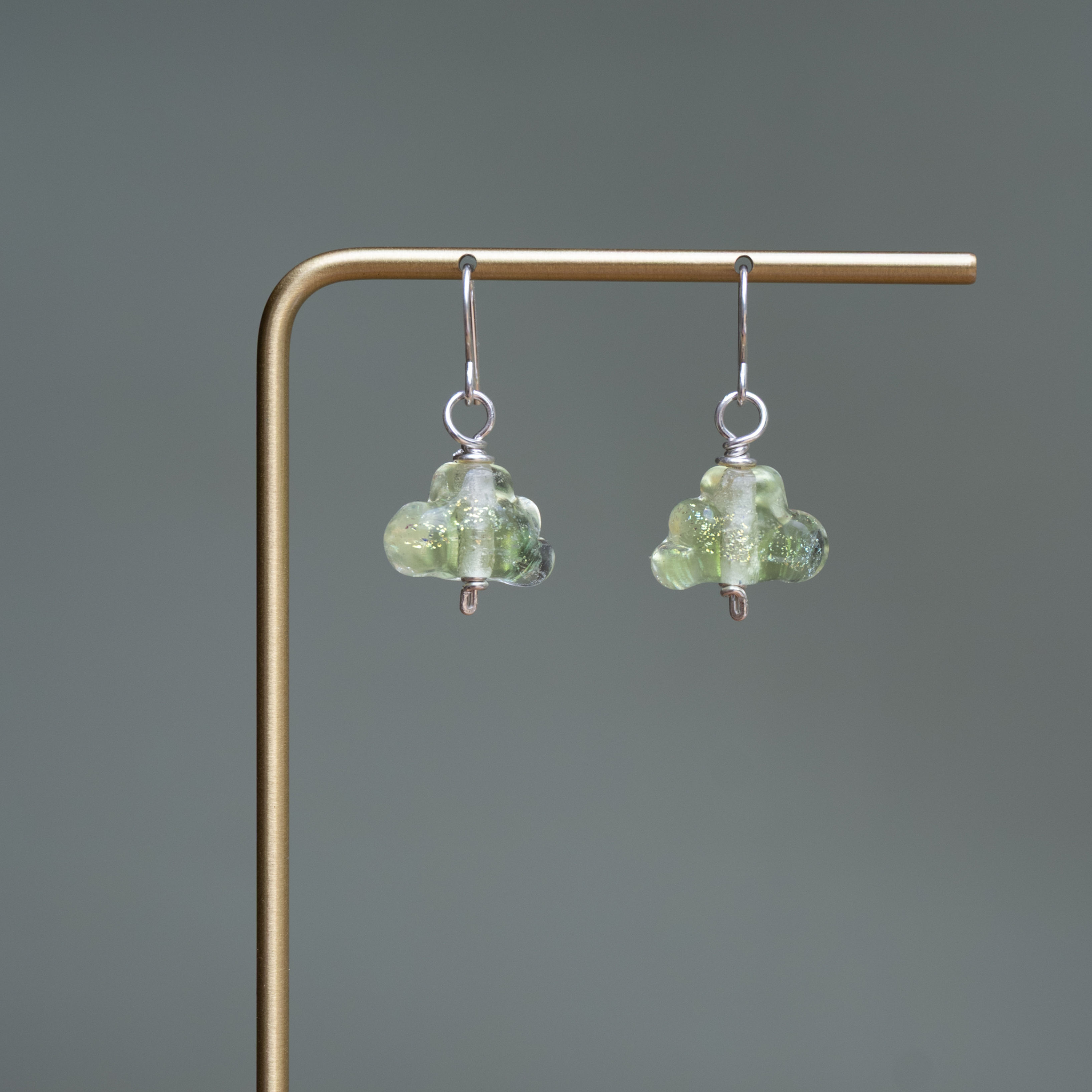Cloud Earrings, Sterling Silver