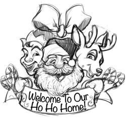 DoorKnockerConceptsSantaAndFriends