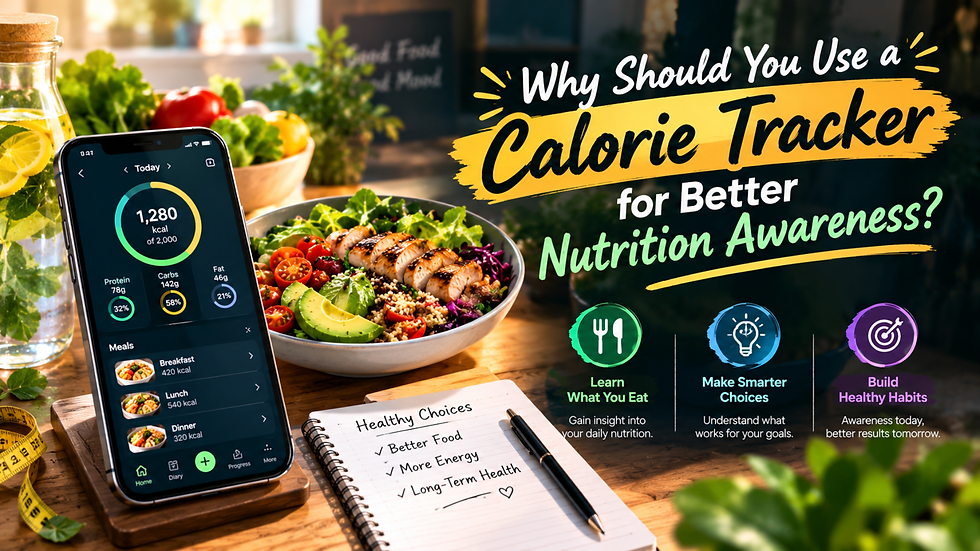 Why Should You Use a Calorie Tracker for Better Nutrition Awareness?