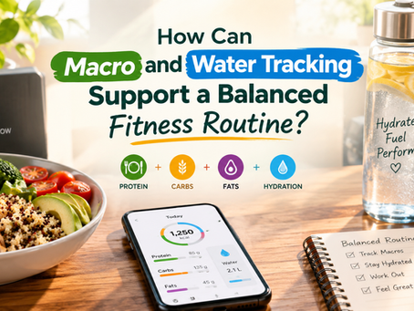 How Can Macro and Water Tracking Support a Balanced Fitness Routine?