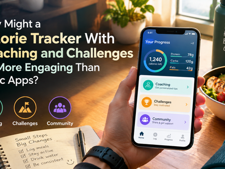 Why Might a Calorie Tracker With Coaching and Challenges Be More Engaging Than Basic Apps?