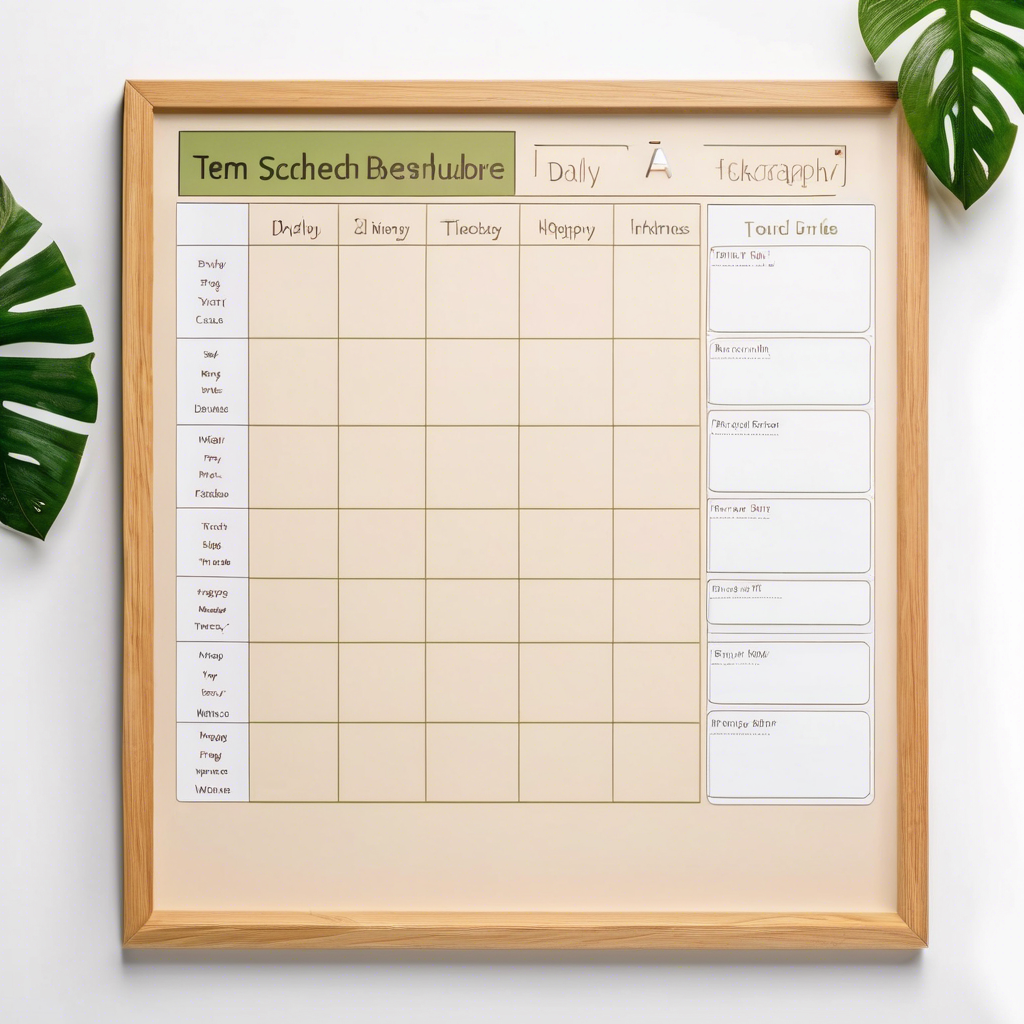 Daily Schedule Board