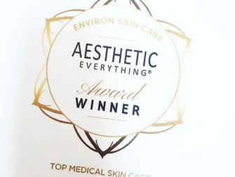 Environ wins Top Medical Skin Care- 2nd year running!