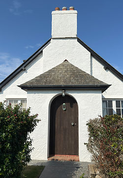 White country cottage