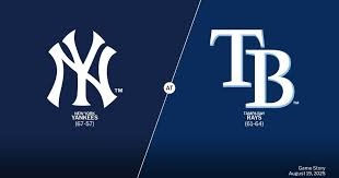 Free MLB Play Rays vs Yankees, 20 AUG 2025