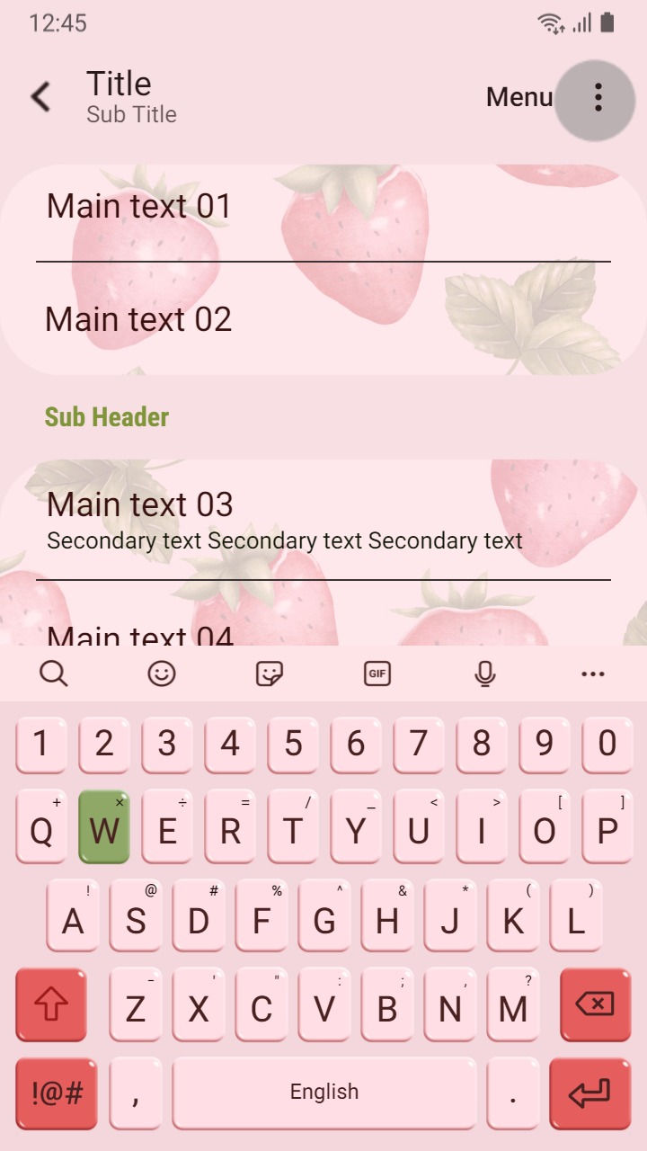 섬네일: Strawberry Pattern
