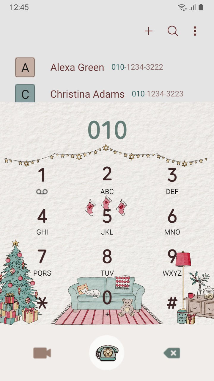 섬네일: Vintage Xmas Living Room