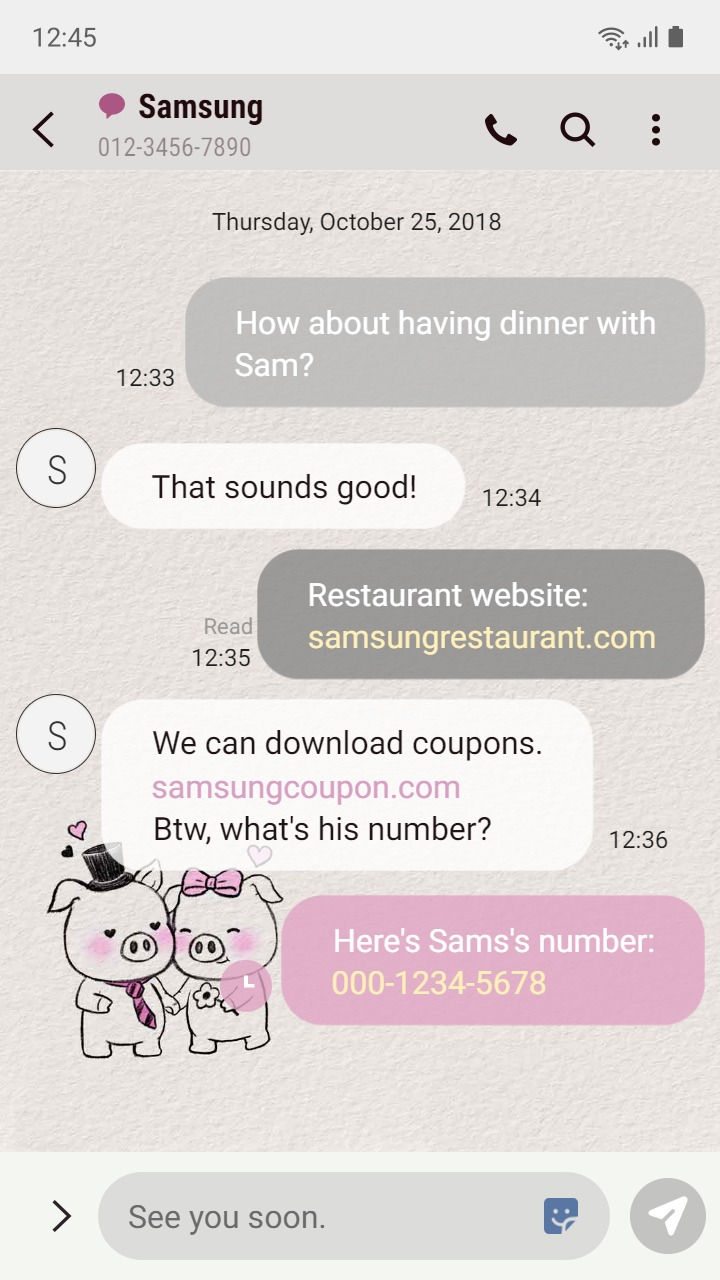 Thumbnail: Line Pigs In Love