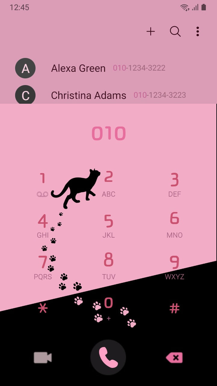 Thumbnail: Black Cat On Pink
