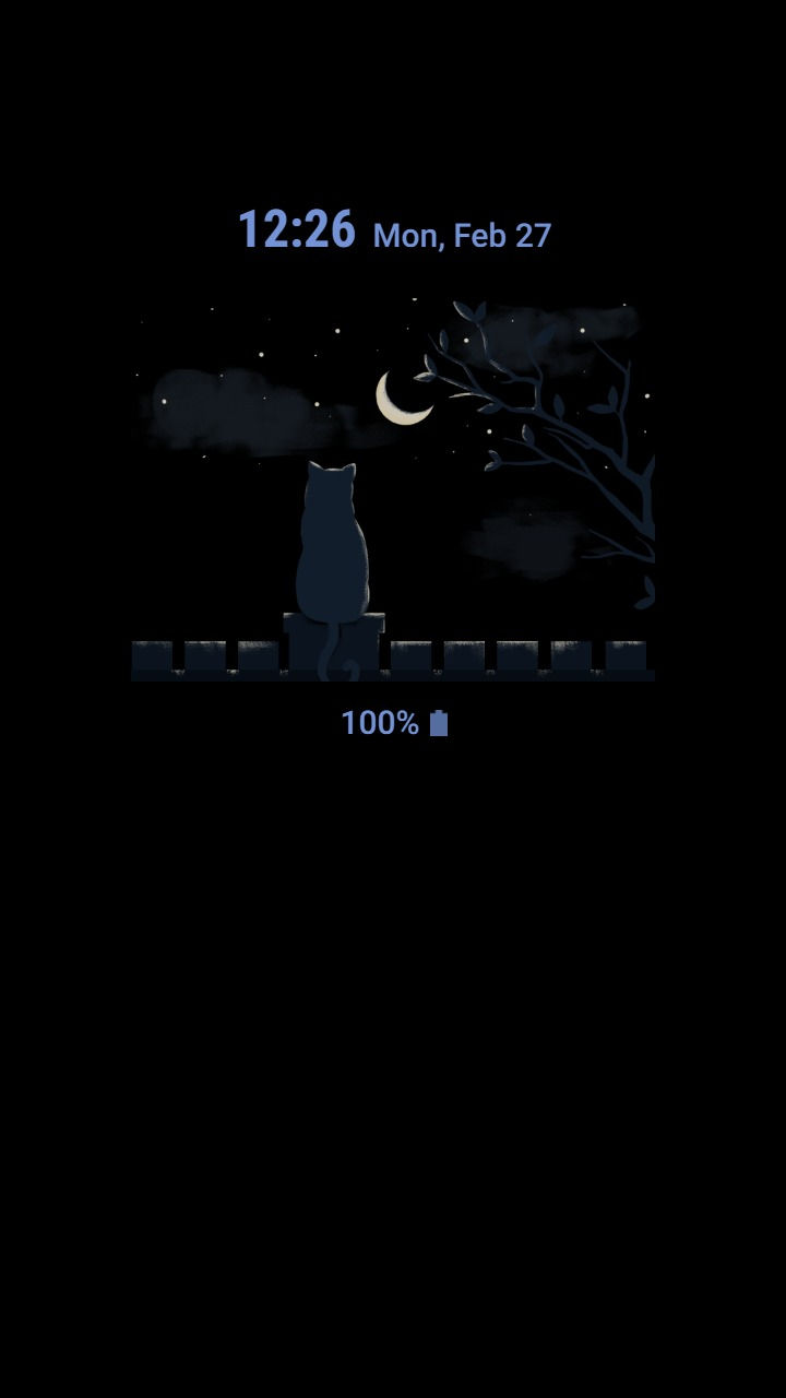 Thumbnail: Black Cat Under The Moon
