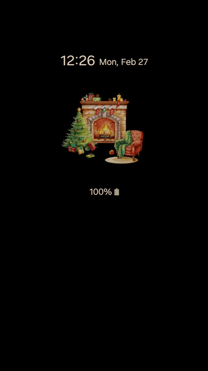 Thumbnail: Vintage Christmas Fireplace