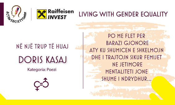 Korkursi LIVING WITH GENDER EQUALITY: Doris Kasaj