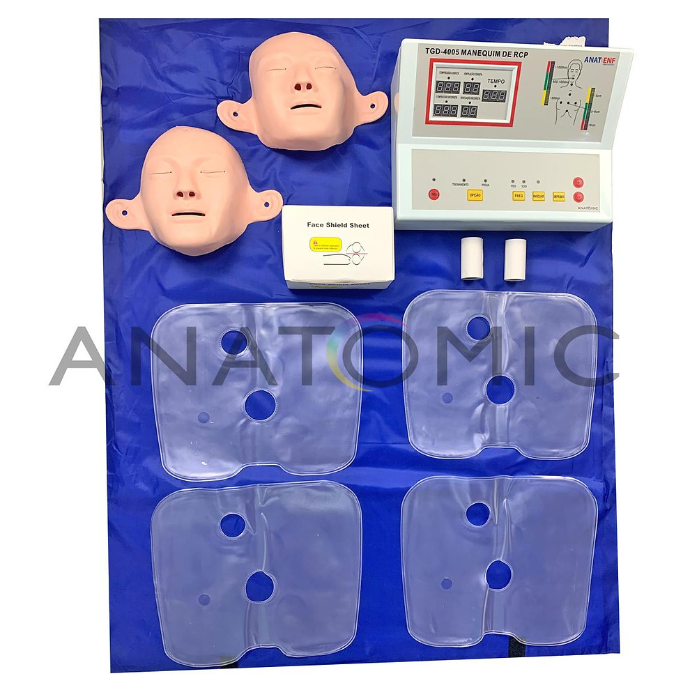 Miniatura: Manequim Adulto, Simulador para Treino de RCP com Dispositivo de Armazenamento d