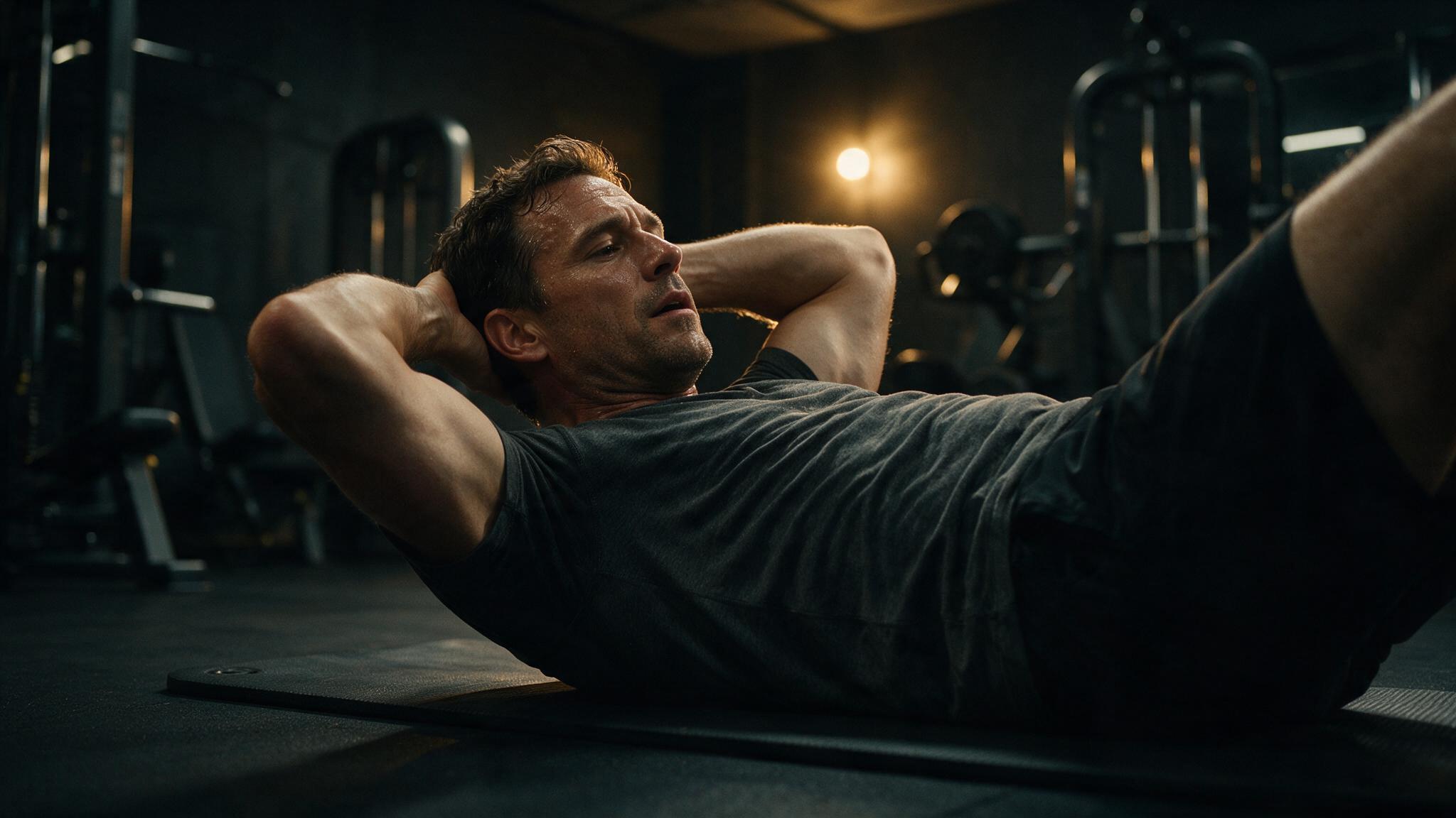 Crunches auf der Matte: Bauchtraining reduziert Bauchfett nicht - Progressive Sports Adliswil