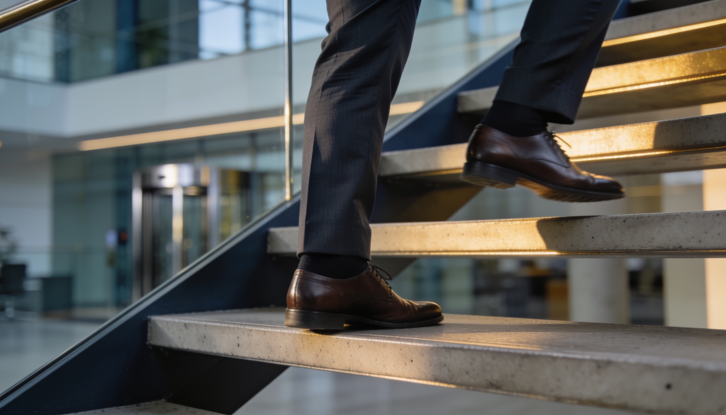 Treppe statt Lift als NEAT-Hebel für Führungskräfte – Personal Training Adliswil