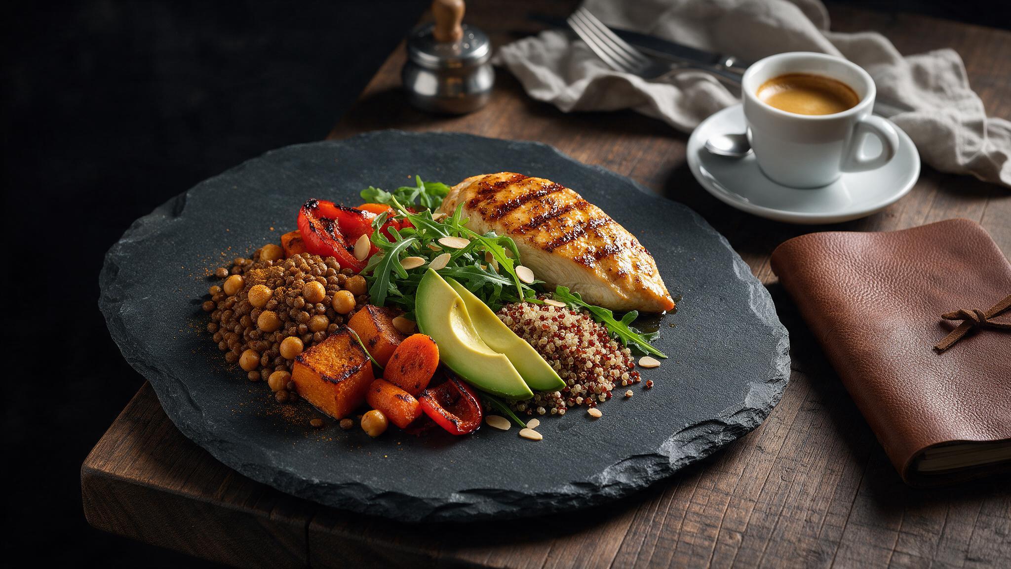 Ballaststoffreicher Business-Lunch mit Huelsenfruechten und Gemuese - Progressive Sports Adliswil