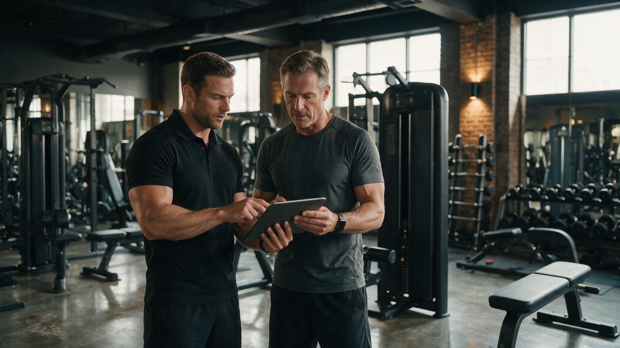 Personal Trainer und Führungskraft im Private Gym von Progressive Sports in Adliswil