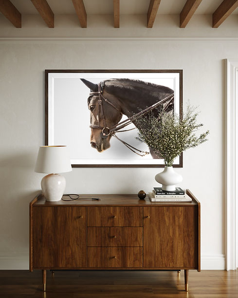 Fine art equine portrait designed for collectors and refined interiors