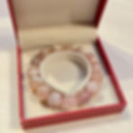 Bracelet, Perles Agate cerise, perles naturelle, cadeau bijoux, Emi Bijoux et Créations