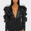 Thumbnail: Speak To Me Ruffle Sleeve Blazer