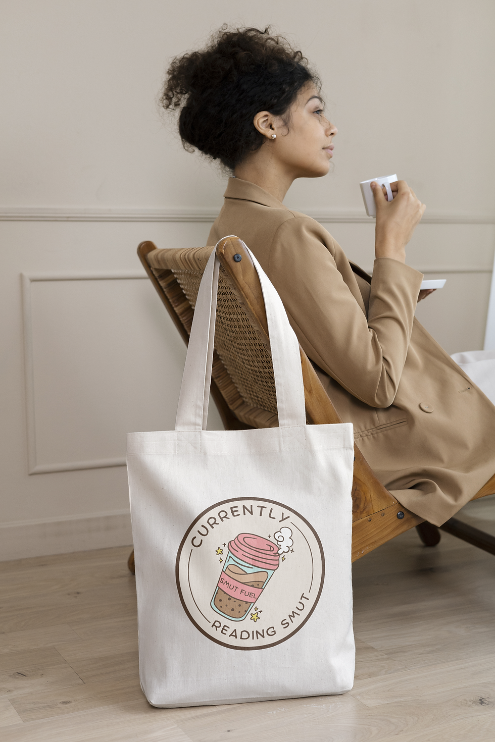 Thumbnail: Currently Reading Smut Tote Bag