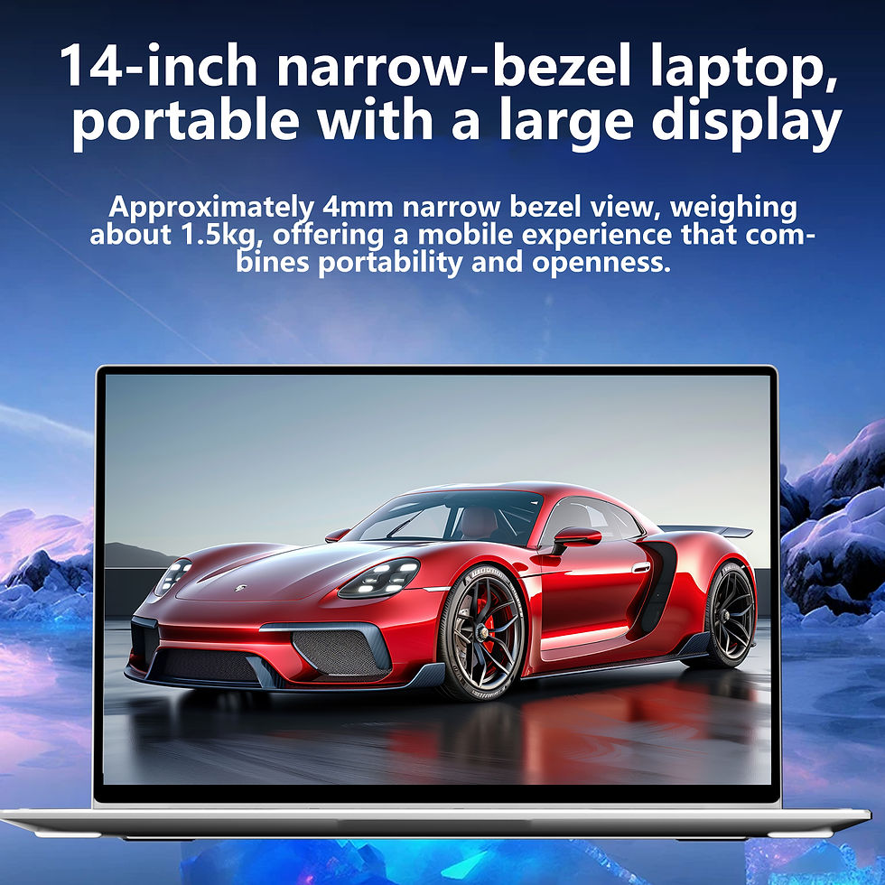 Thumbnail: LENO 14.1"Ultra Slim Laptop Windows11 16GB 2TB SSD Gamer Notebook Intel 4405U 19