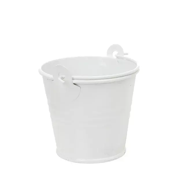Plastic Water Bucket - White