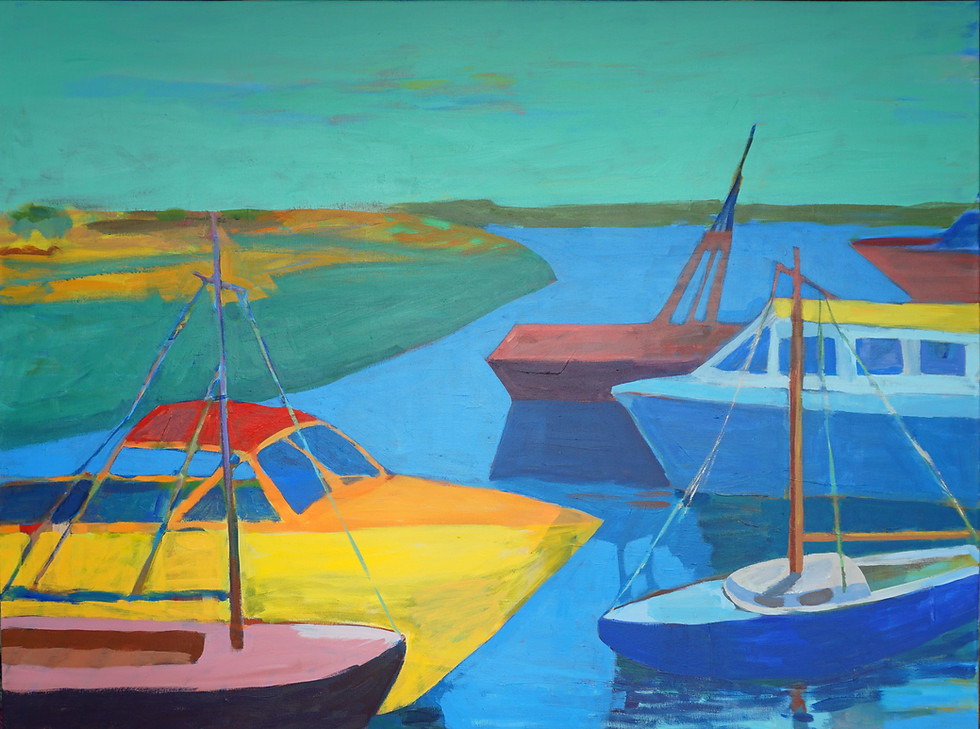 Thumbnail: A quiet view of Wellfleet Harbor, where water, sky, and shoreline settle into a calm, contemplative balance. Shapes and color