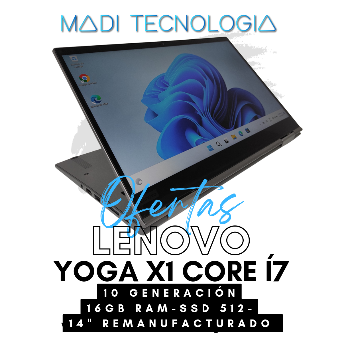 Portátil Lenovo yoga x1 core i7 de 10 generación