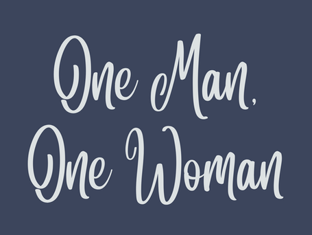 One Man, One Woman