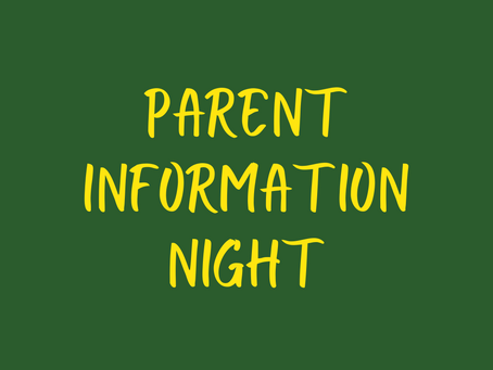 Parent Information Night