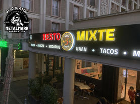 #Enseigne LED - #Restaurant #Metalmark (3).jpg