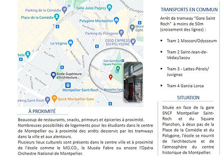 Inscriptions Ecole Architecture Intéreirue COURS BESSIL