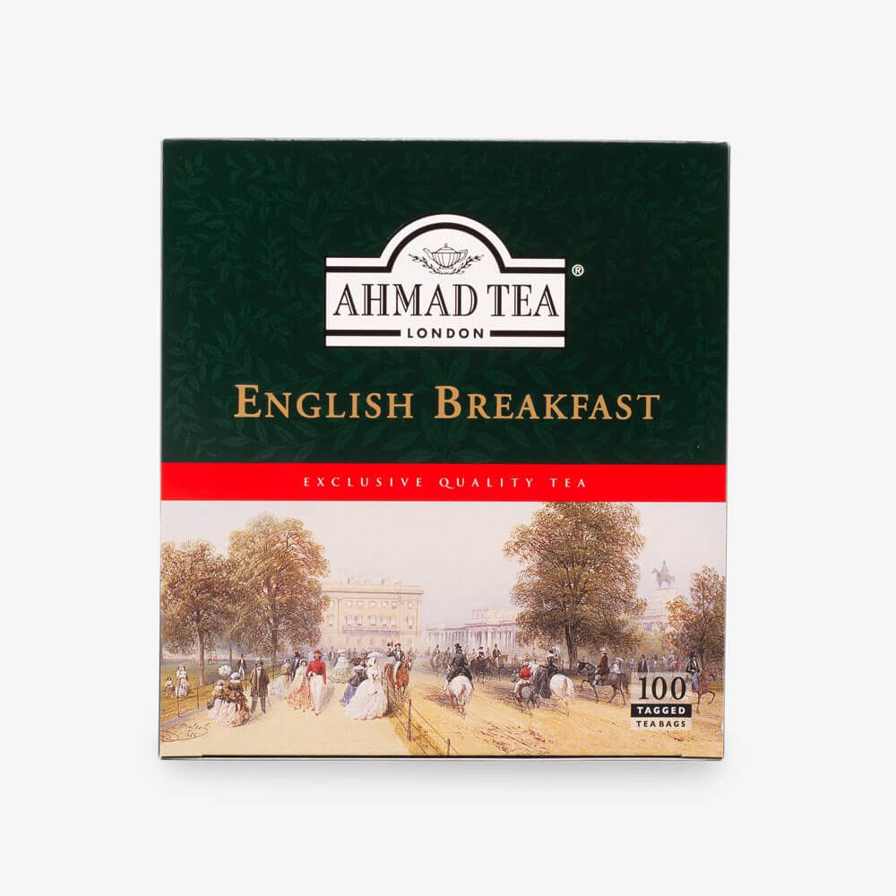 Thé English Breakfast - 100 sachets de thé étiquetés