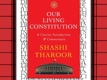 Sameer Gudhate Presents the Book Review of Our Living Constitution by Shashi Tharoor