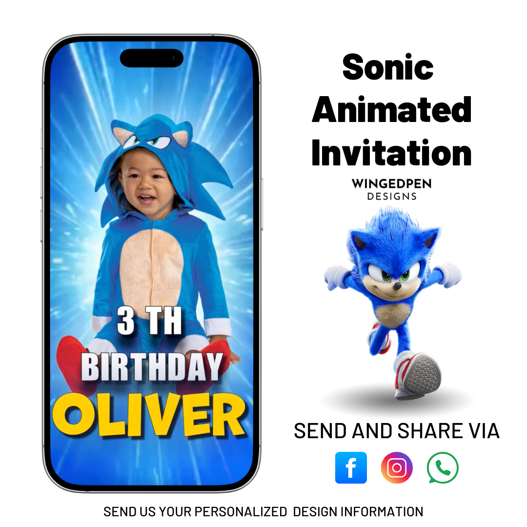 Sonic Animated Invitation