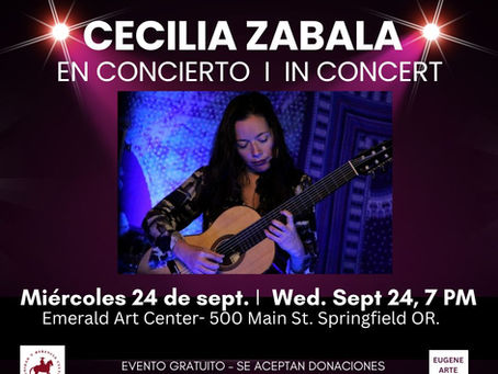 Cecilia Zabala en Concierto