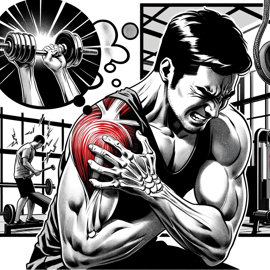 Deltoid injury in the gym