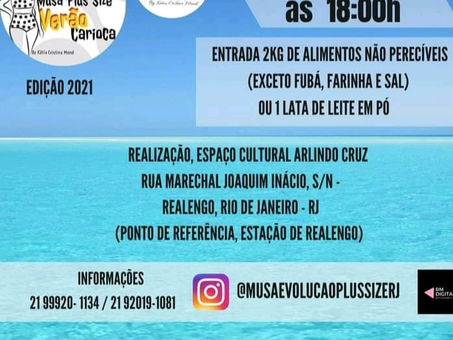 Concurso Musa Plus Size Verão Carioca acontecerá neste sábado, em Realengo
