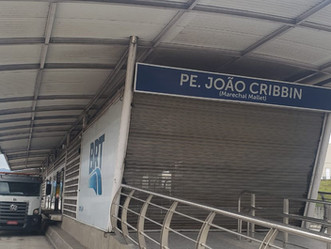 BRT informa que estação Padre João Cribbin tem data prevista para reabrir