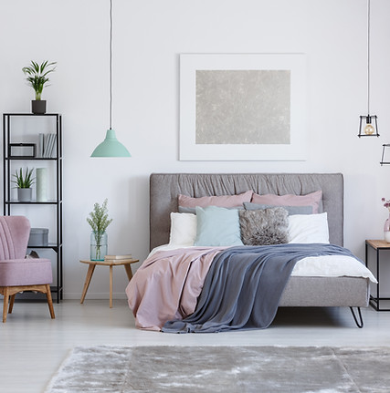 Frisches Schlafzimmer