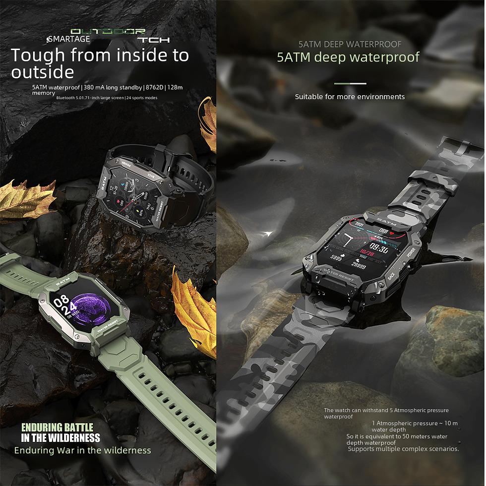 Miniatura: C20 Smart Watch with Bluetooth, Heart Rate, and Alerts