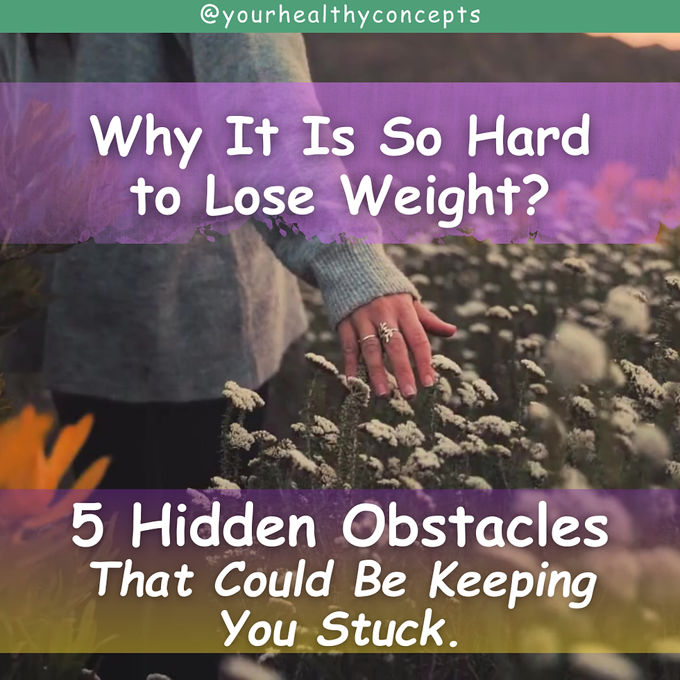 Why It Is So Hard to Lose Weight. Root Causes